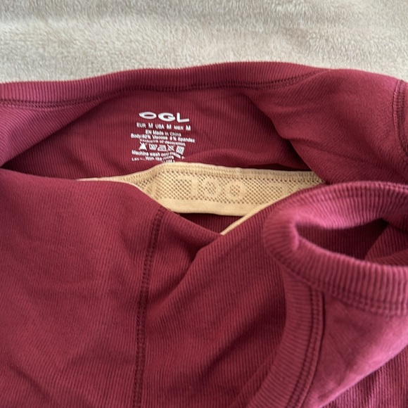 OGL Soft Brushed Ribbed “Brami” Top - Viscose/Spandex - M Ruby BNWT - Picture 5 of 8